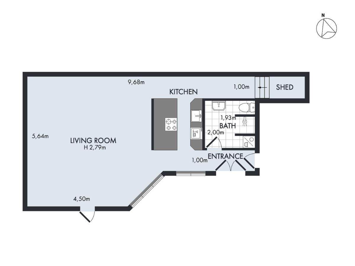 Sanders City - Spacious Studio Apartment København Eksteriør bilde